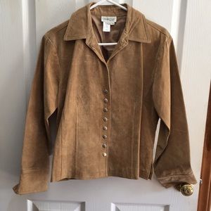 Coldwater creek Suede jacket